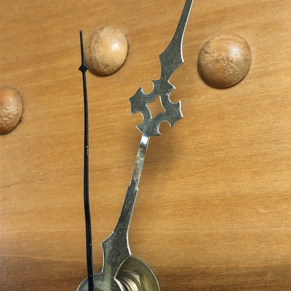 Mid Century Wood Clock Sailboat - Picture 3 of 9